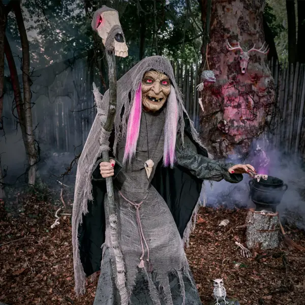 Spirit Halloween Willow Hexe Animatronic