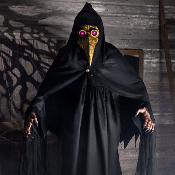 7.5ft Médecin de la peste animé pour Halloween