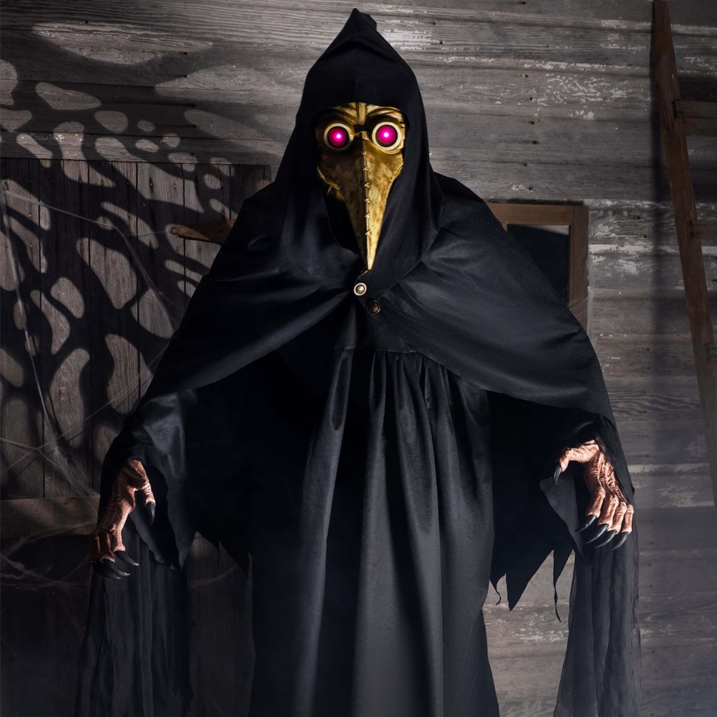 7,5 pieds d'Halloween Animatronique Médecin de la Peste