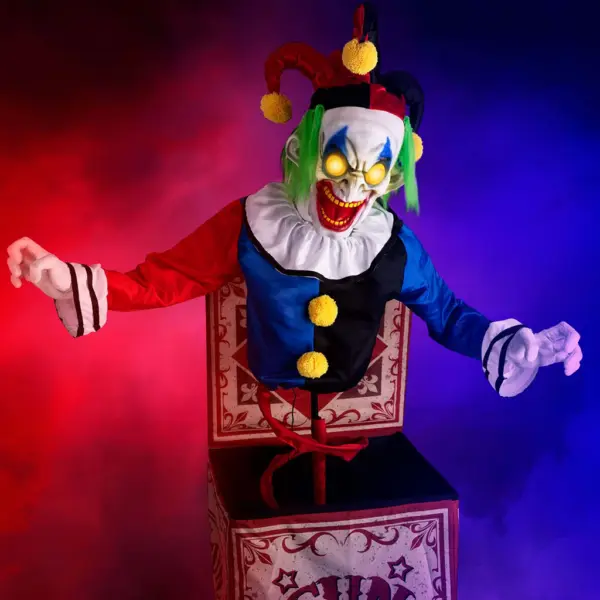 4 Fuß große Jack in the Box animiertes Halloween-Requisit