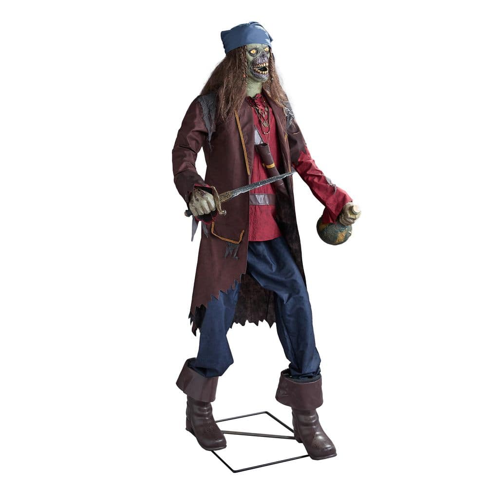 6ft Dead Water Zombie Pirate Halloween Animatronic