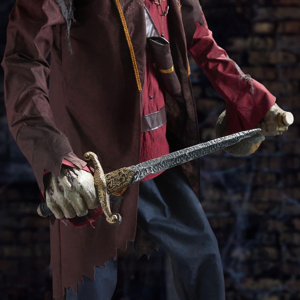 6ft Dead Water Zombie Pirate Halloween Animatronic