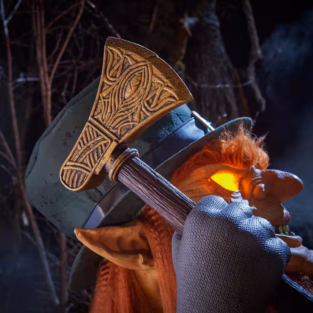 4,5 ft verfluchter Kleeblatt-Leprechaun Halloween-Animatronic