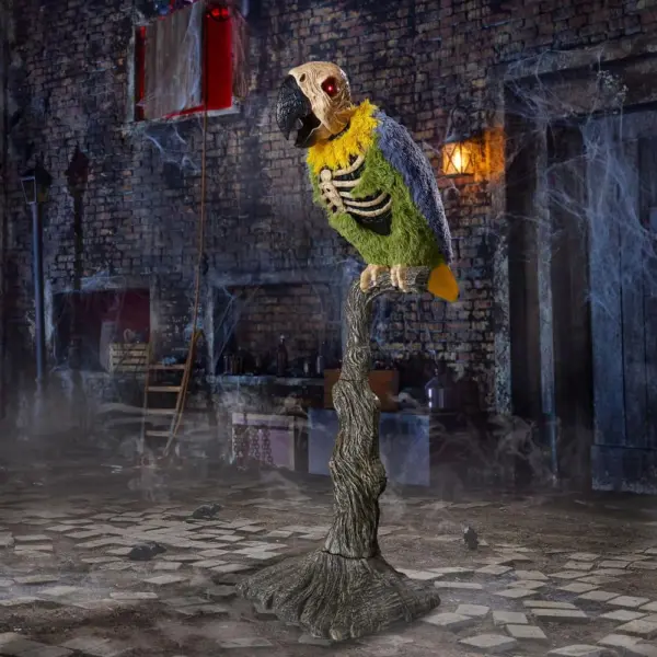 5 Fuß Home Depot Rotflügelpapagei Animatronic