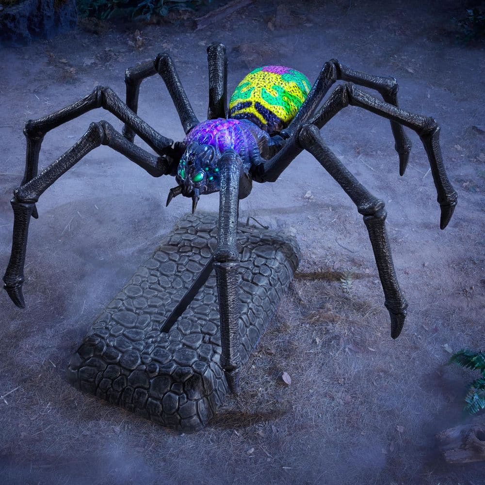 Animatronique Araignée Rampante des Bois Maléfiques de 6 pieds