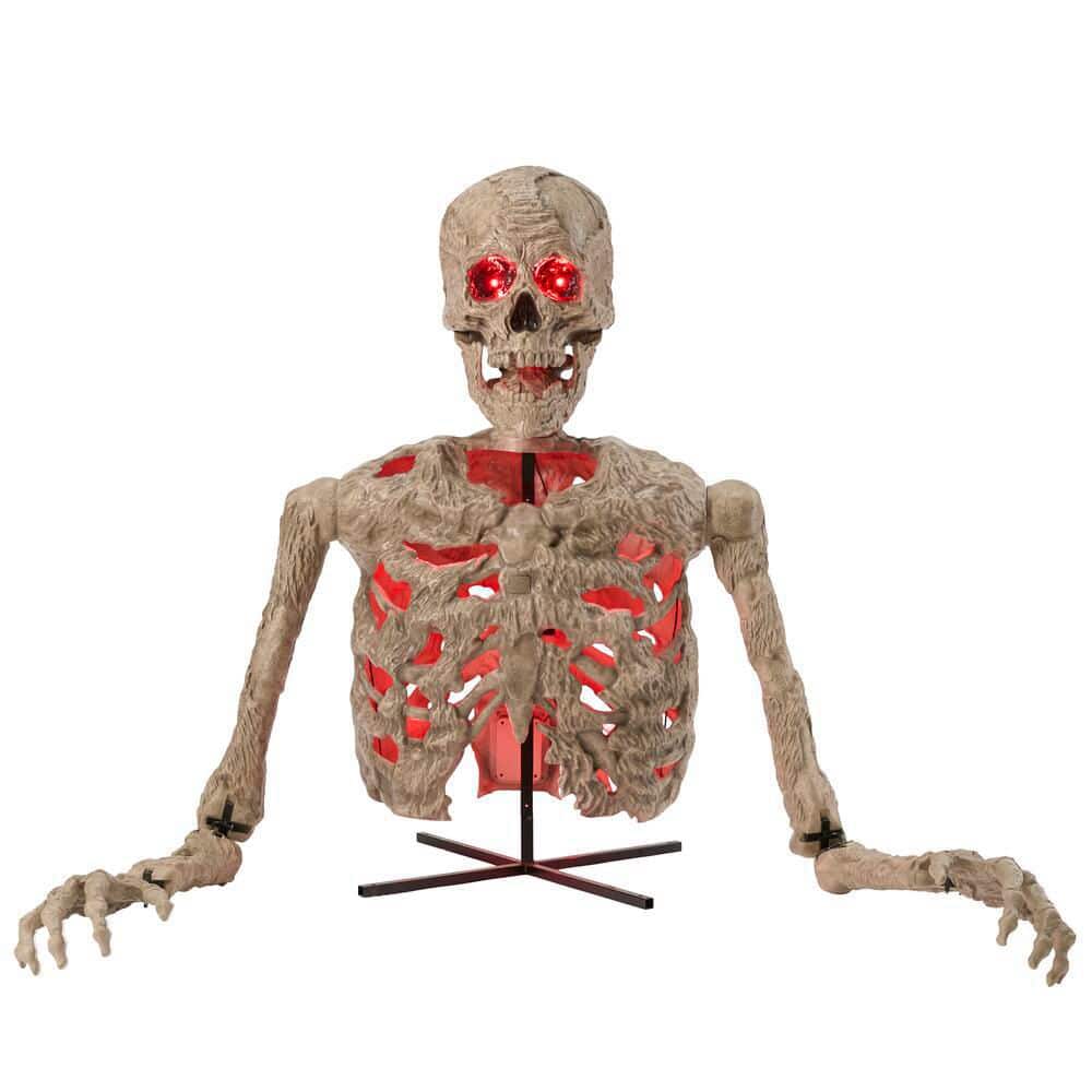 4.5ft Grave & Bones Groundbreaker Skeleton