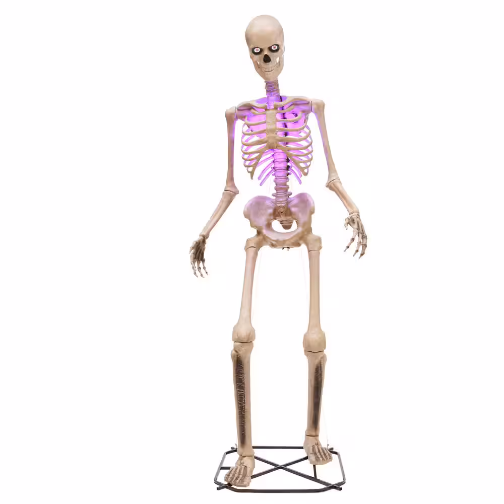 12 Fuß riesiges appgesteuertes Skelett Halloween-Animatronik