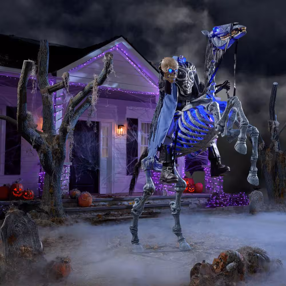 8.5ft Giant Knight Frostbane Halloween Animatronic