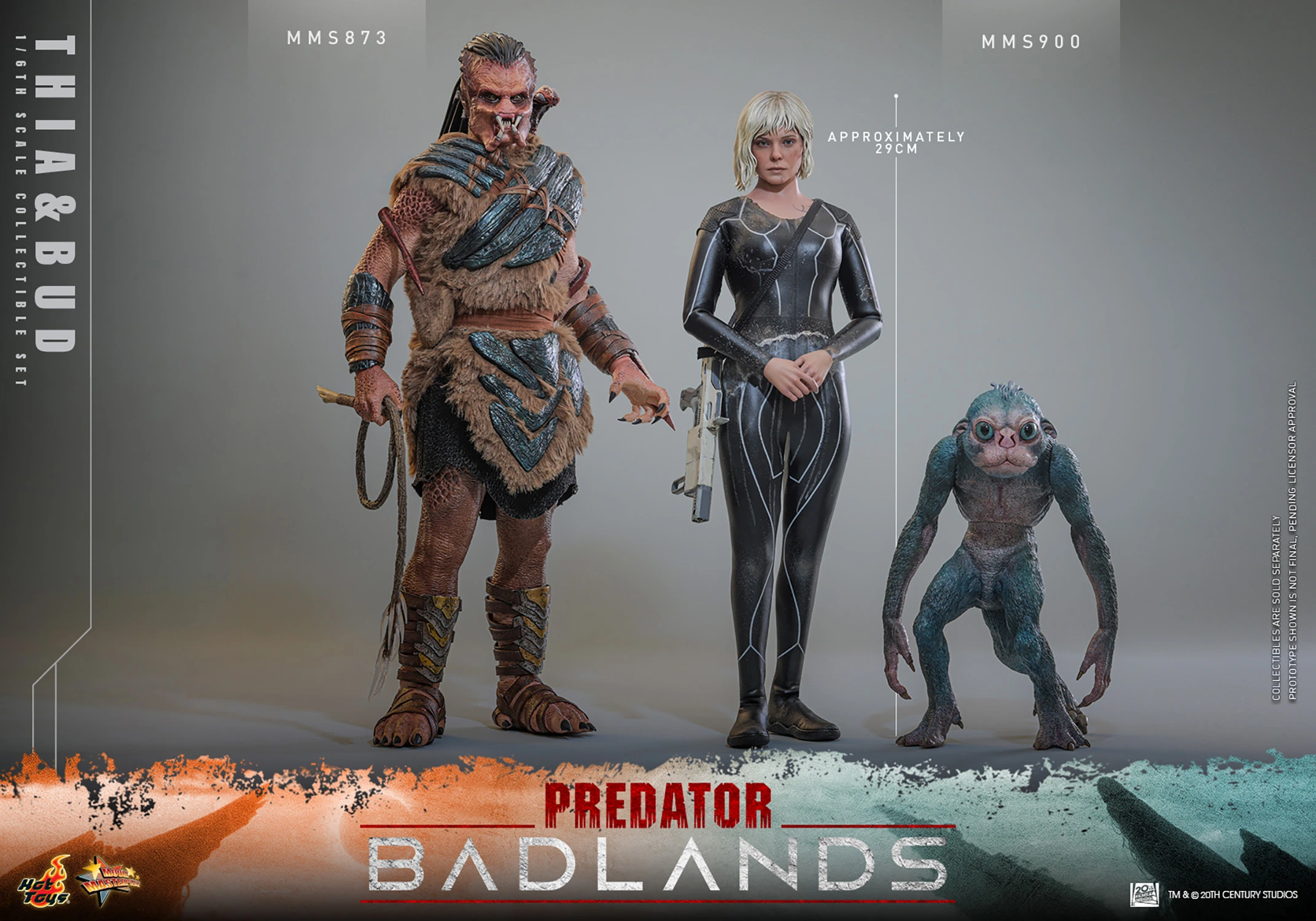 Hot Toys Predator Badlands – Thia und Bud 1:6 Scale Action Figure Set