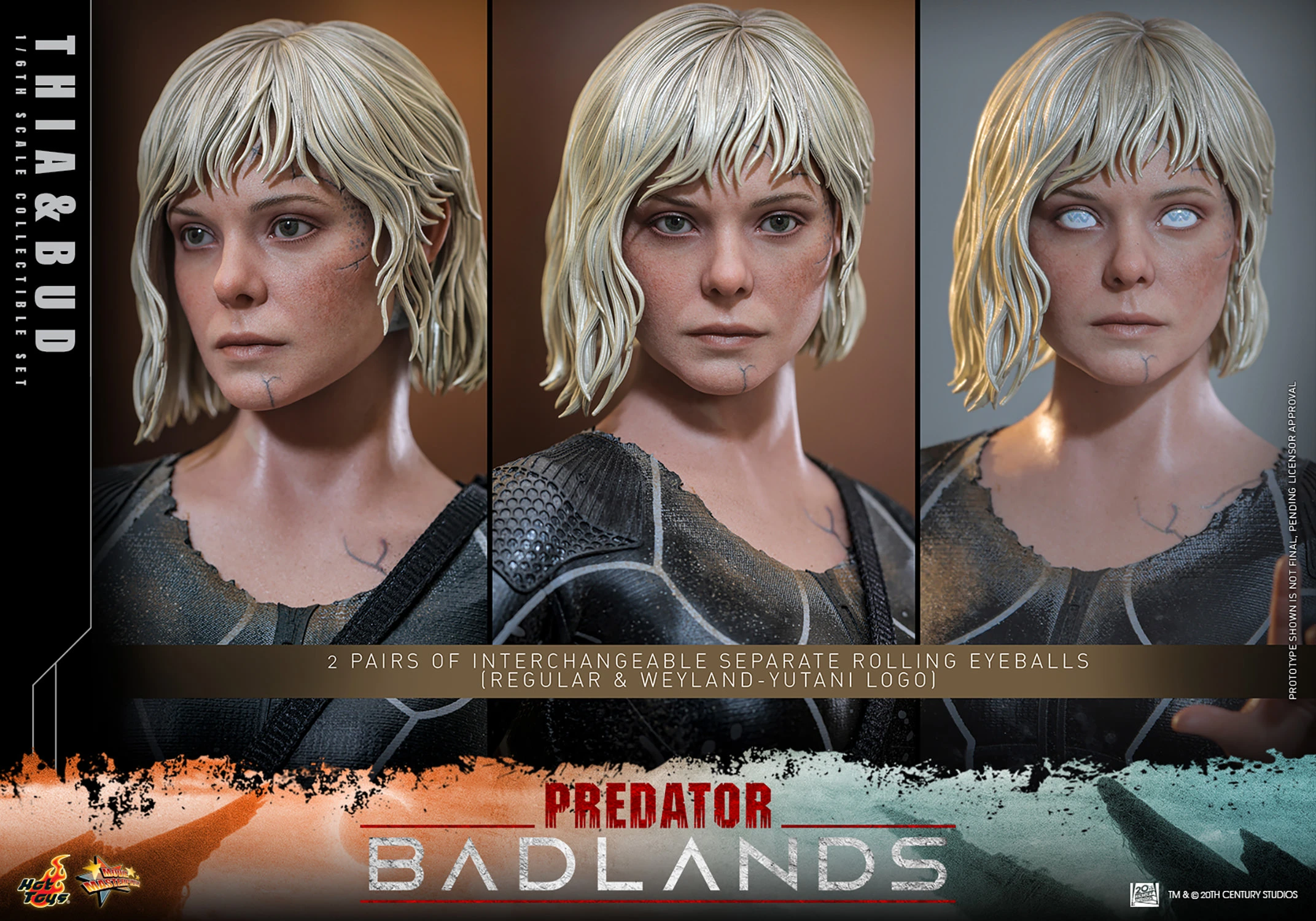 Hot Toys Predator Badlands – Thia und Bud 1:6 Scale Action Figure Set