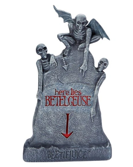 Ci-gît Beetlejuice Pierre tombale LED accessoire d'Halloween (Spirit Halloween)