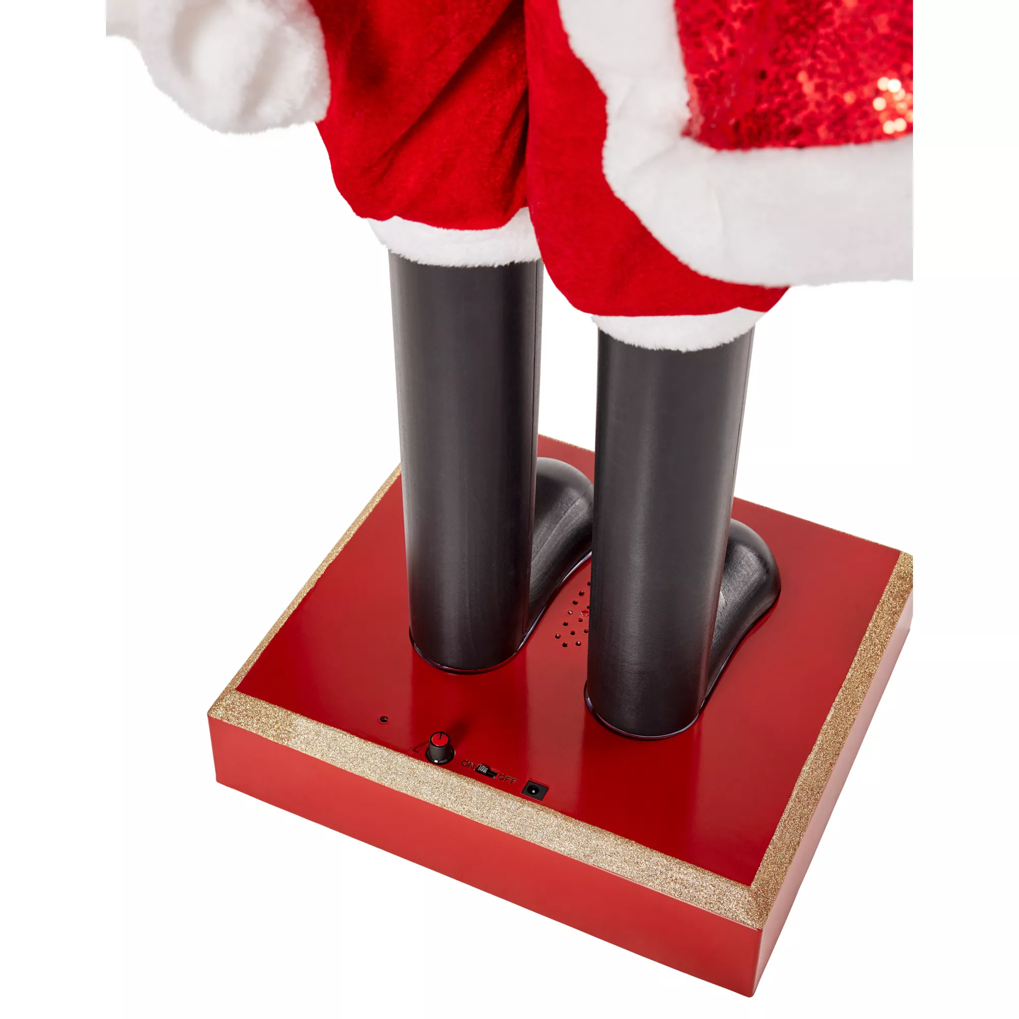 5ft Collapsible Santa Nutcracker Animatronic