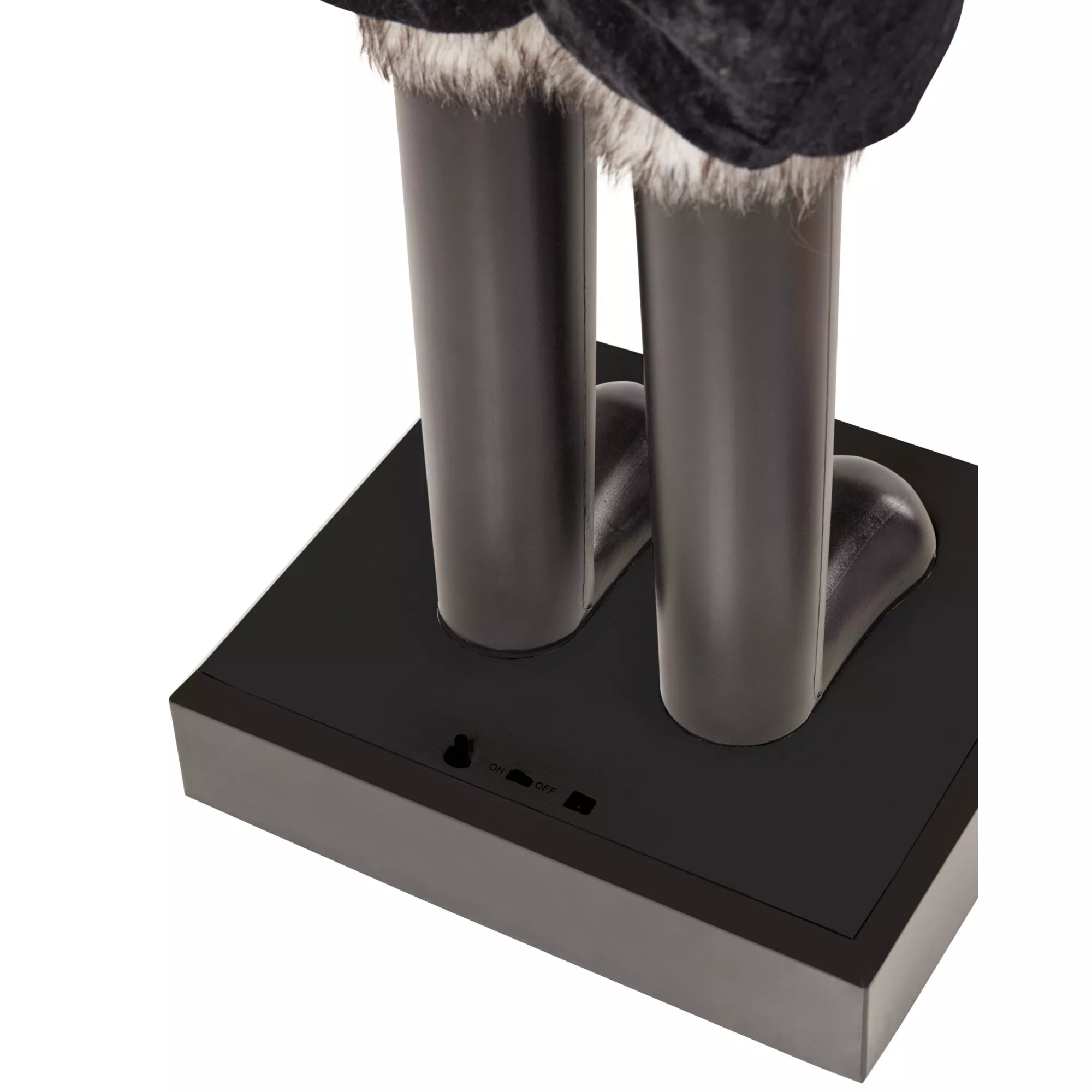 5ft Collapsible Black Nutcracker Animatronic