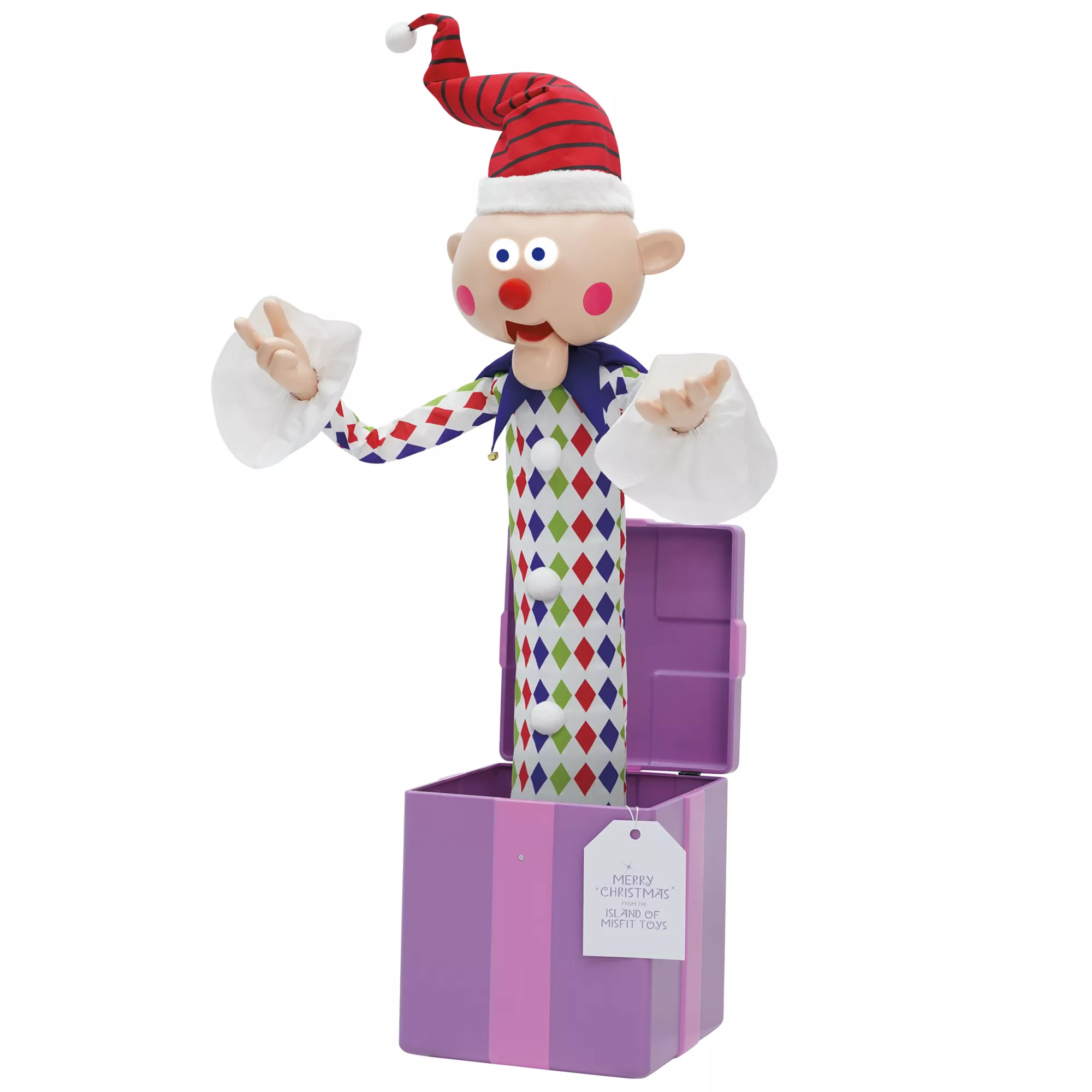 Rudolph the Red-Nosed Reindeer - 5ft Misfit Charlie-in-the-Box Animatronic