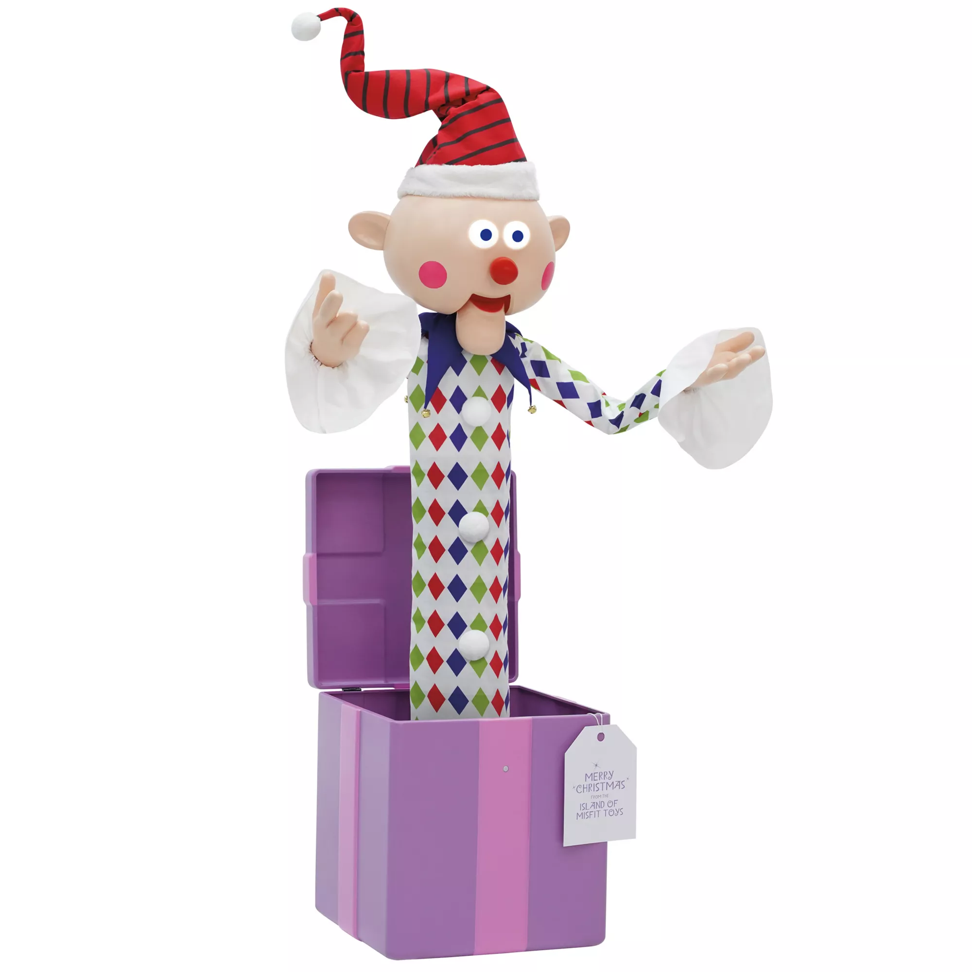Rudolph the Red-Nosed Reindeer - 5ft Misfit Charlie-in-the-Box Animatronic