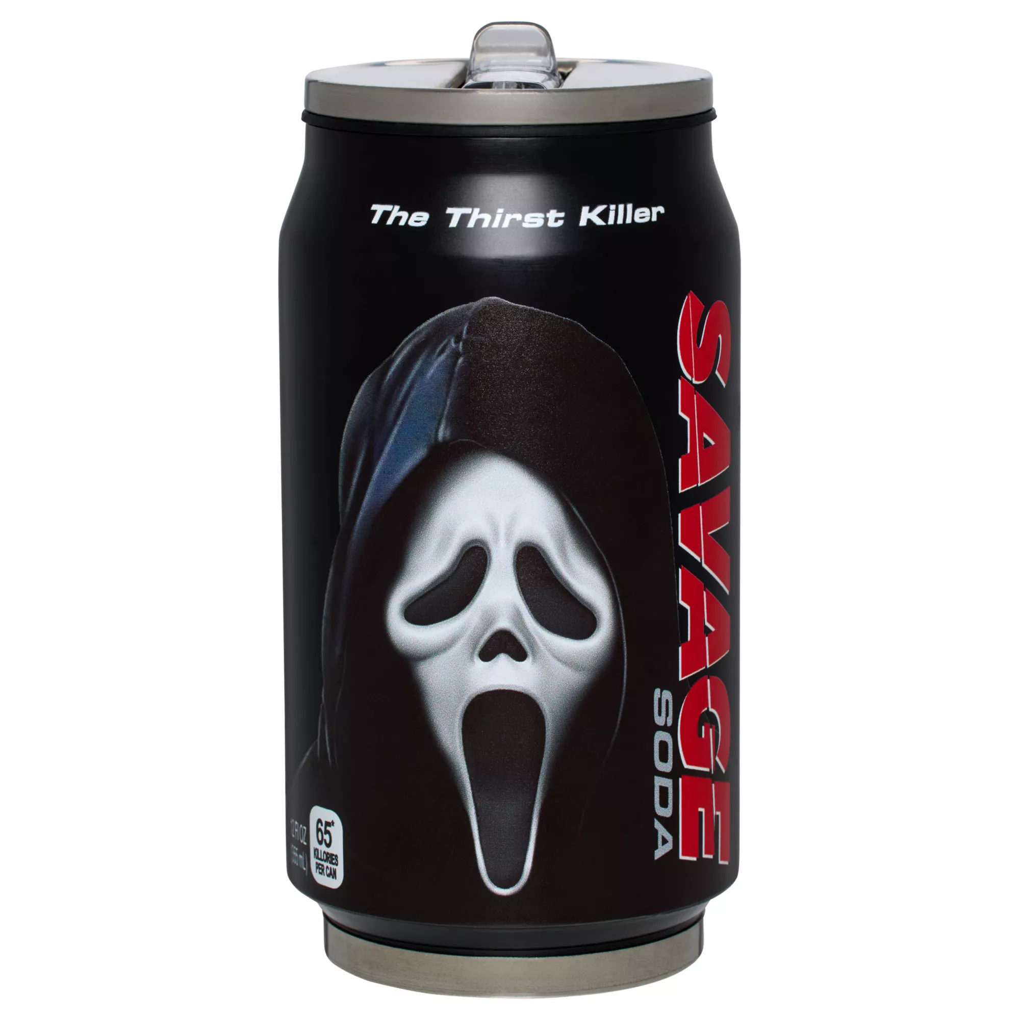GhostFace Savage Soda Mehrwegdose (Spirit Halloween)
