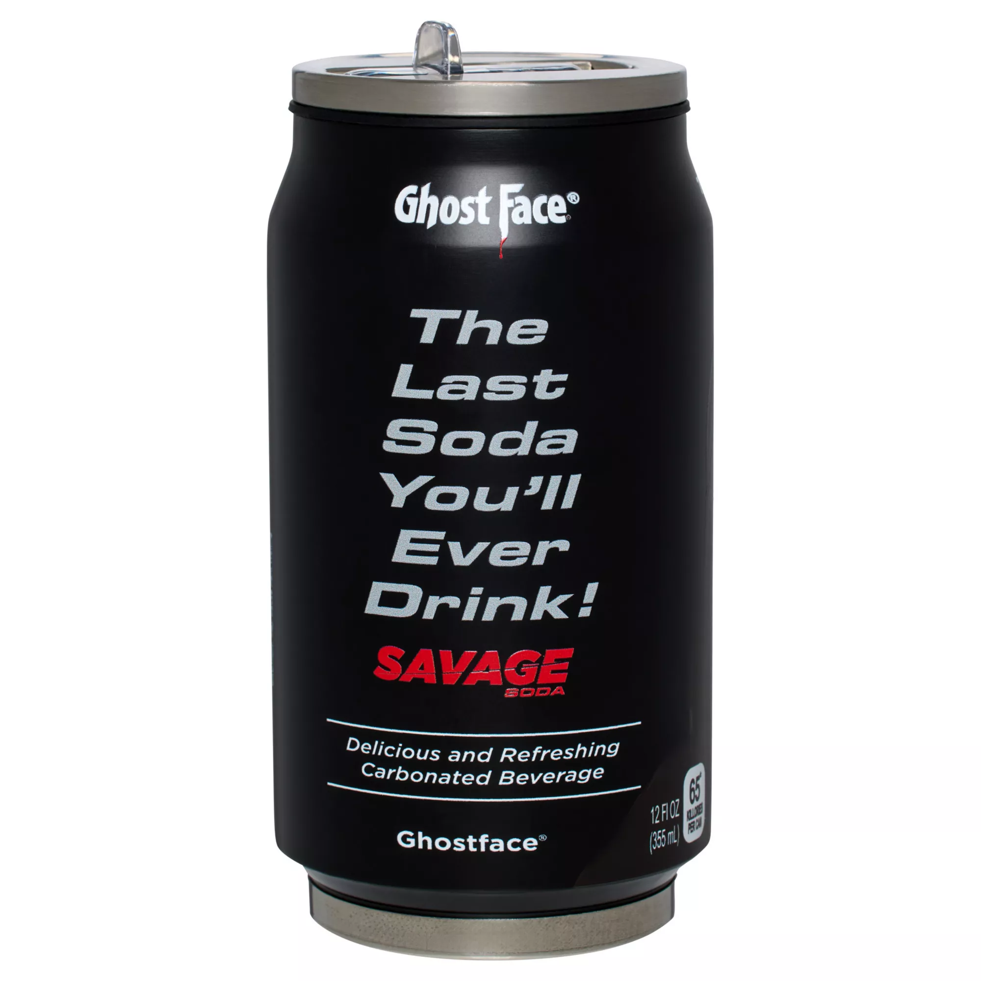GhostFace Savage Soda Mehrwegdose (Spirit Halloween)
