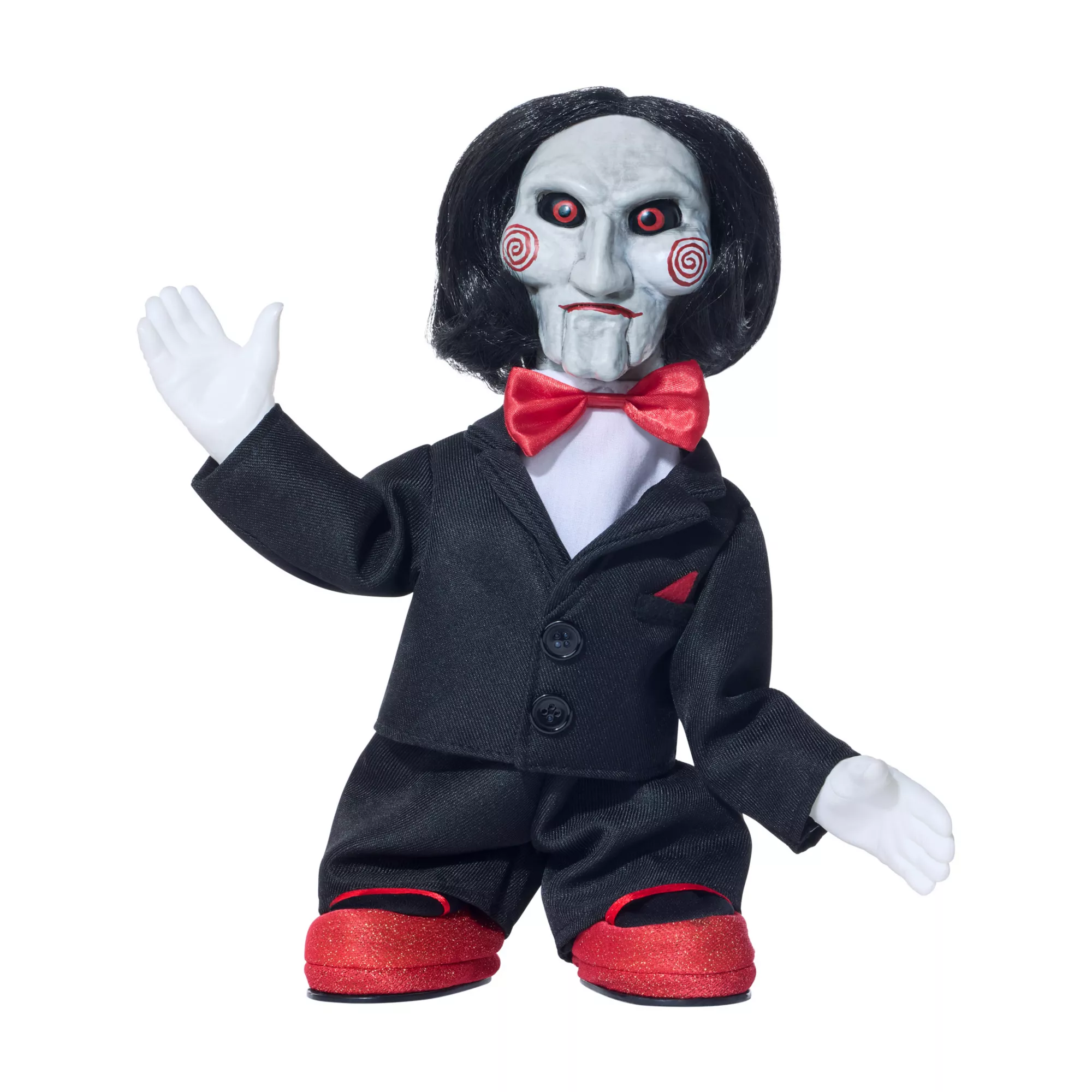 Saw – Billy die Puppe animierter Seitenschrittmacher (Spirit Halloween)