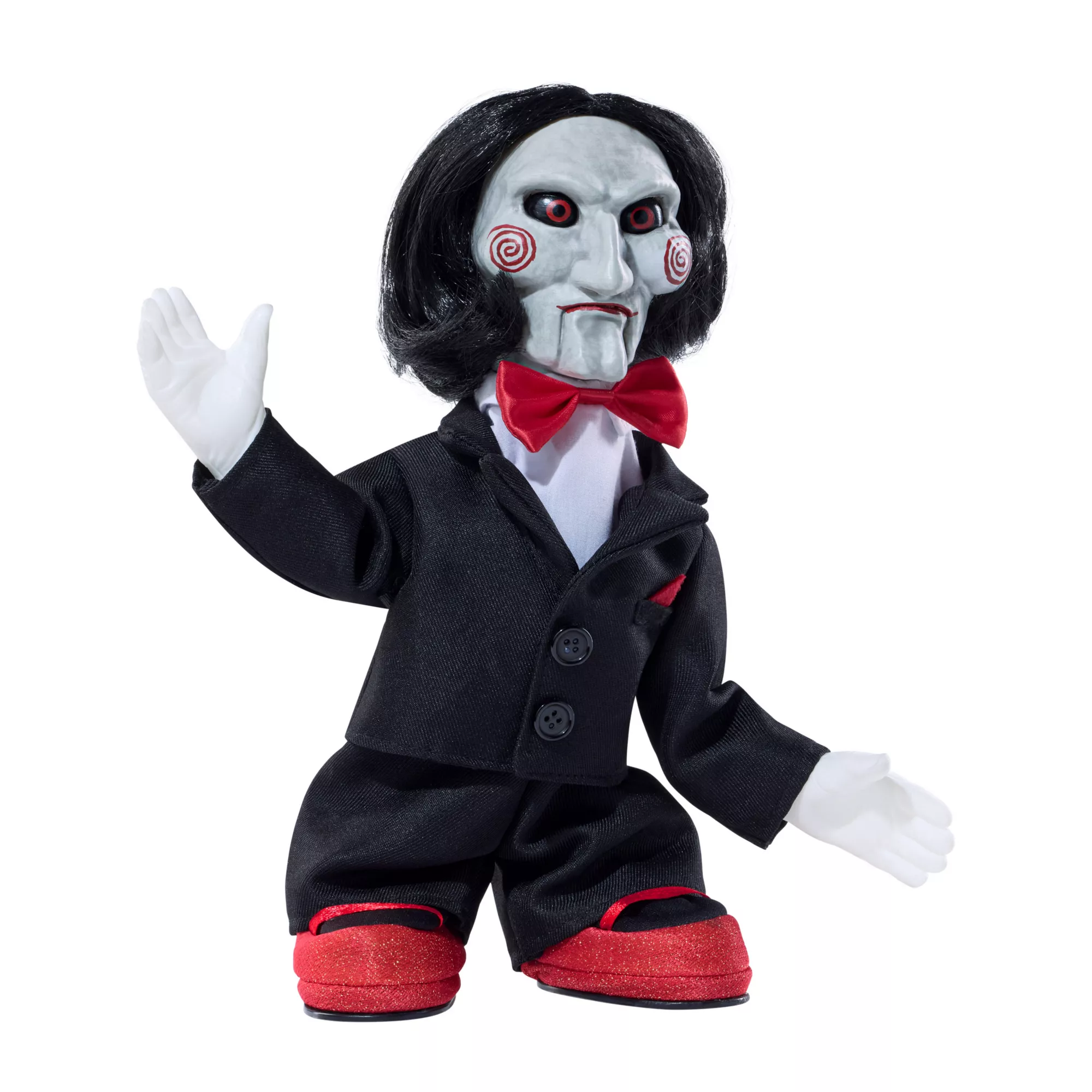 Saw – Billy die Puppe animierter Seitenschrittmacher (Spirit Halloween)