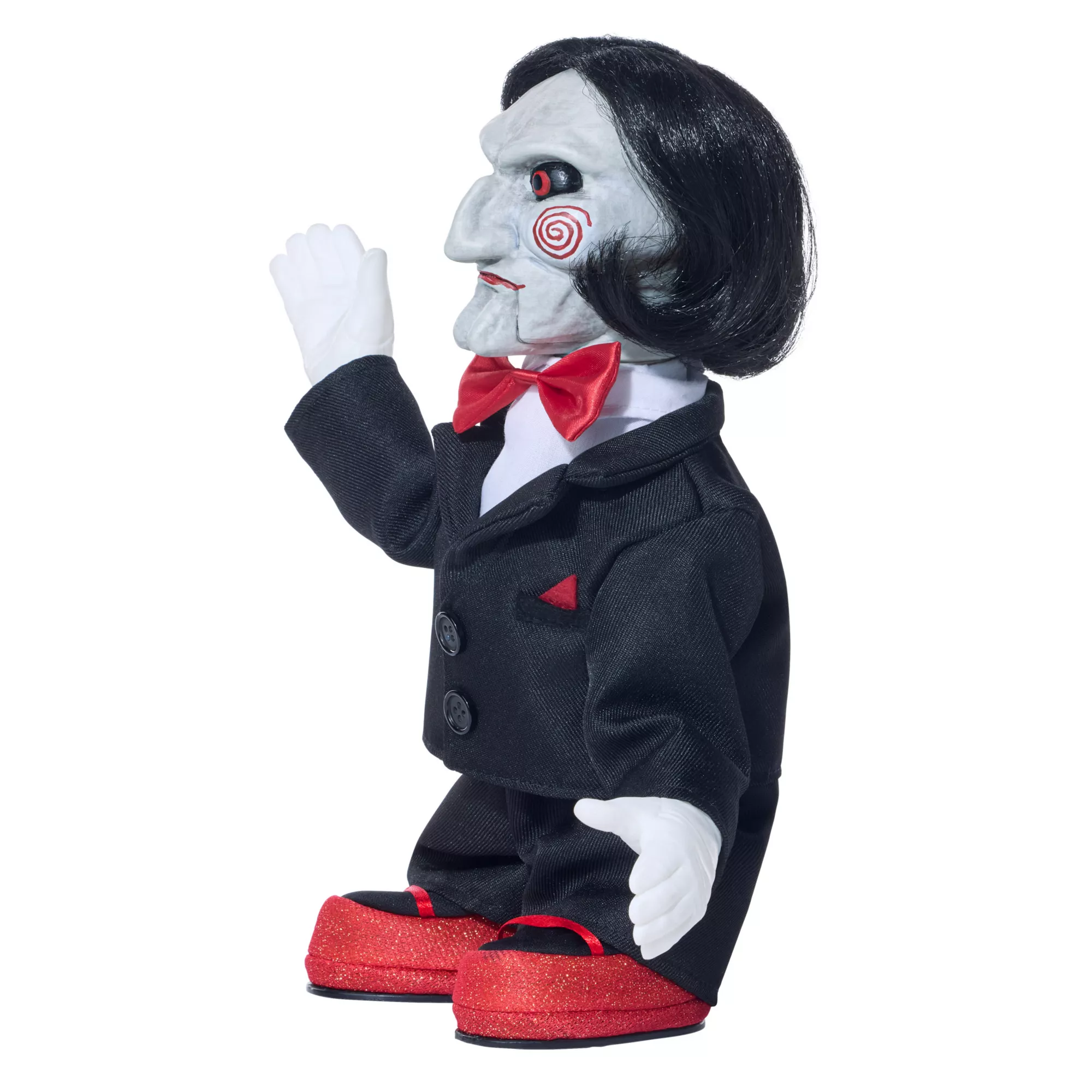 Saw – Billy die Puppe animierter Seitenschrittmacher (Spirit Halloween)