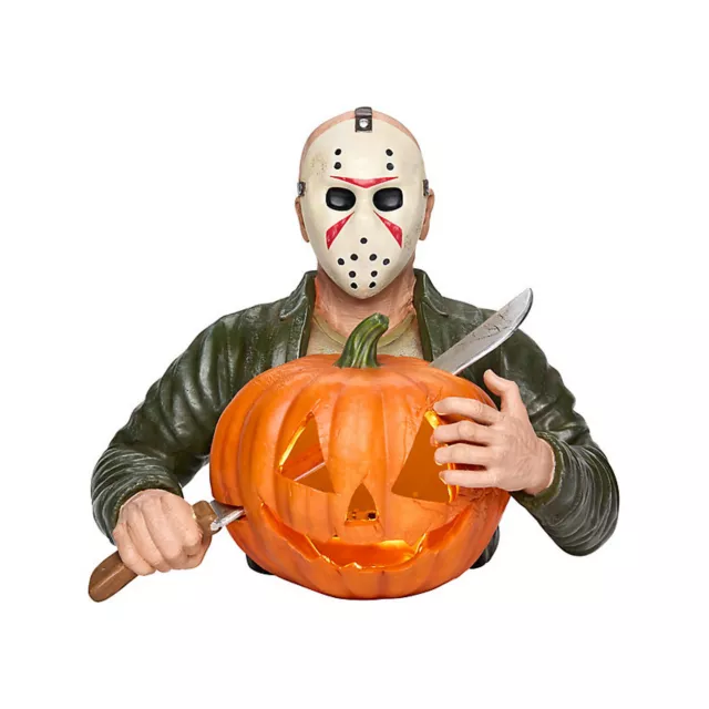 Jason Universe - Jason Jack O Lantern Light Up Statue (Spirit Halloween)