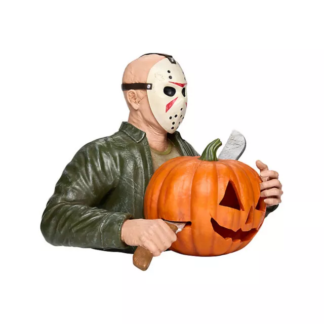 Jason Universe - Jason Jack O Lantern Light Up Statue (Spirit Halloween)