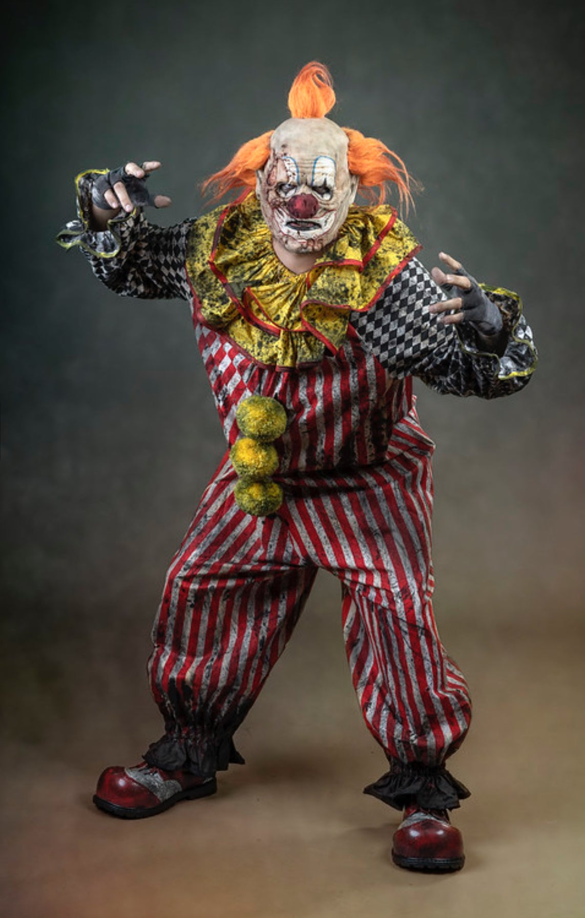 Tricks McGee Professional Clown Costume