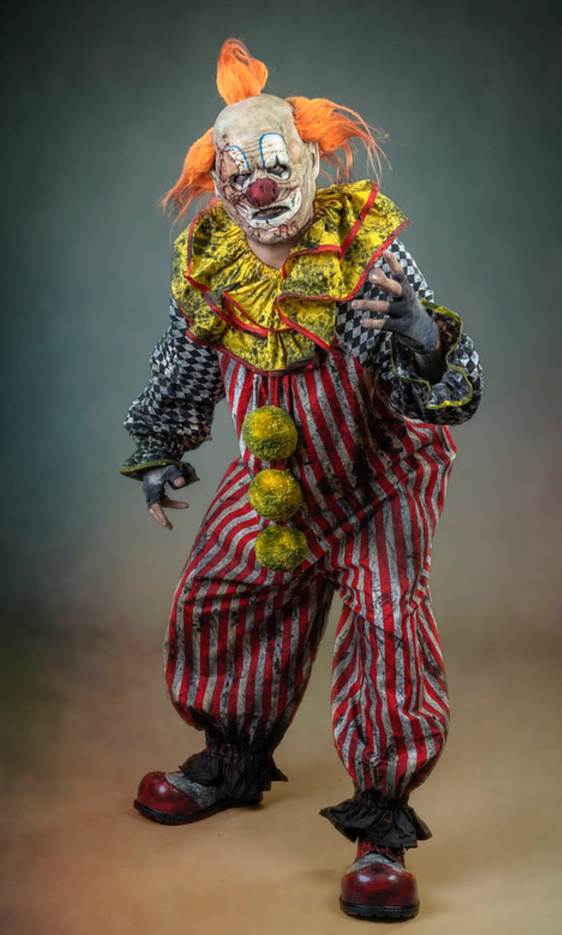Tricks McGee Professional Clown Costume