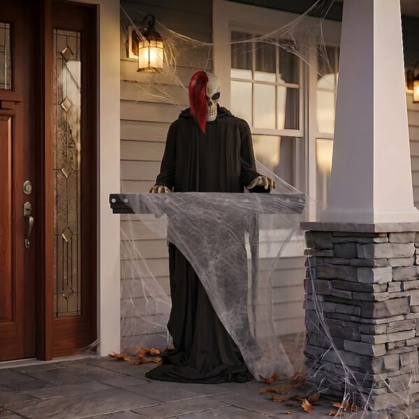 6ft Skeleton Reaper Keyboard Player Animatronic