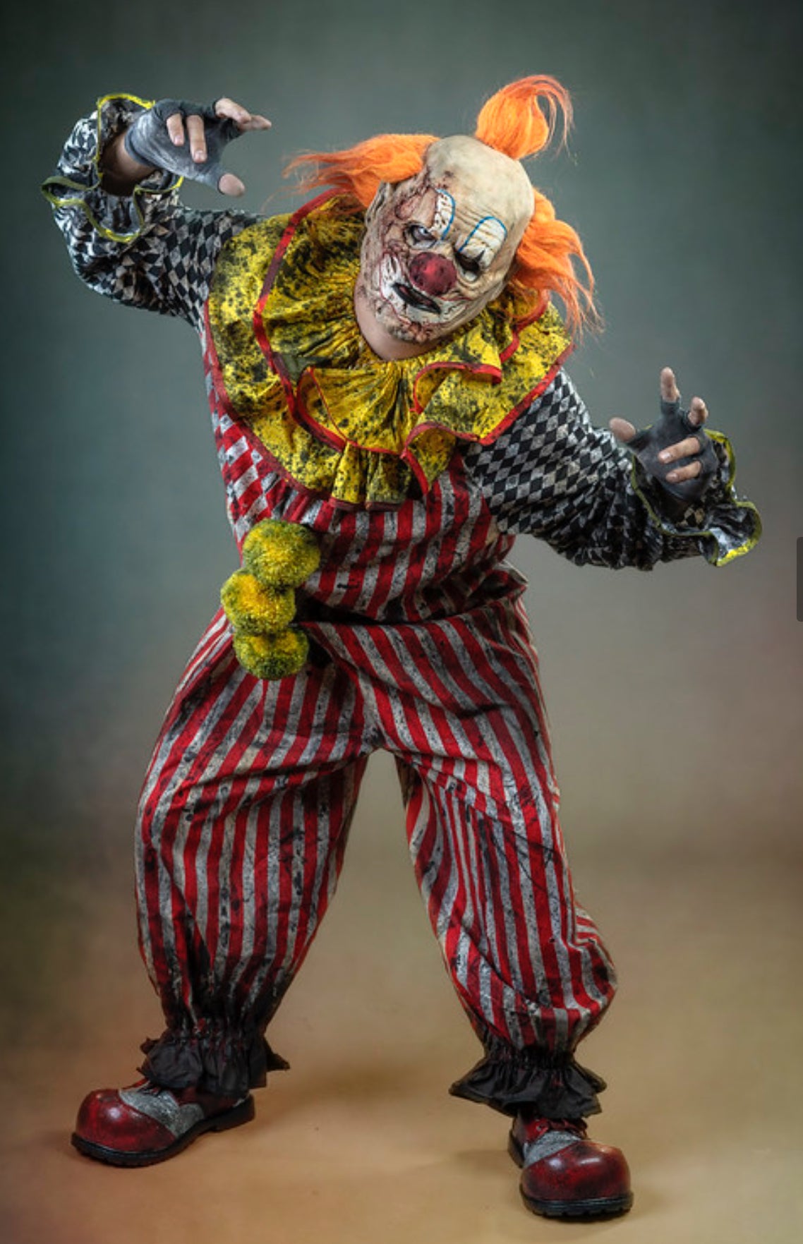 Tricks McGee Professional Clown Costume