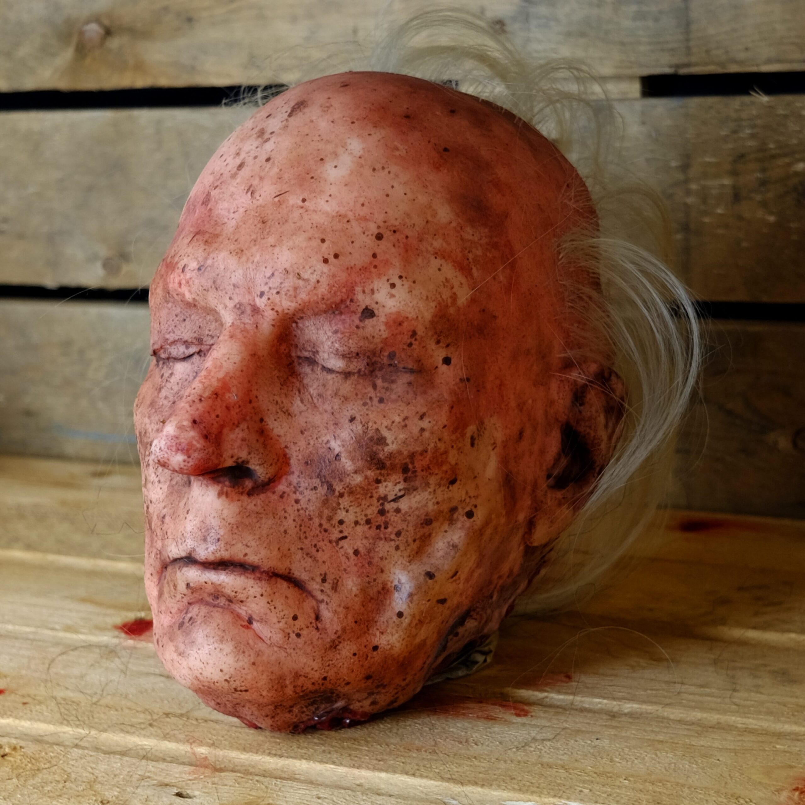 Realistic Severed Silicone Head - Roger