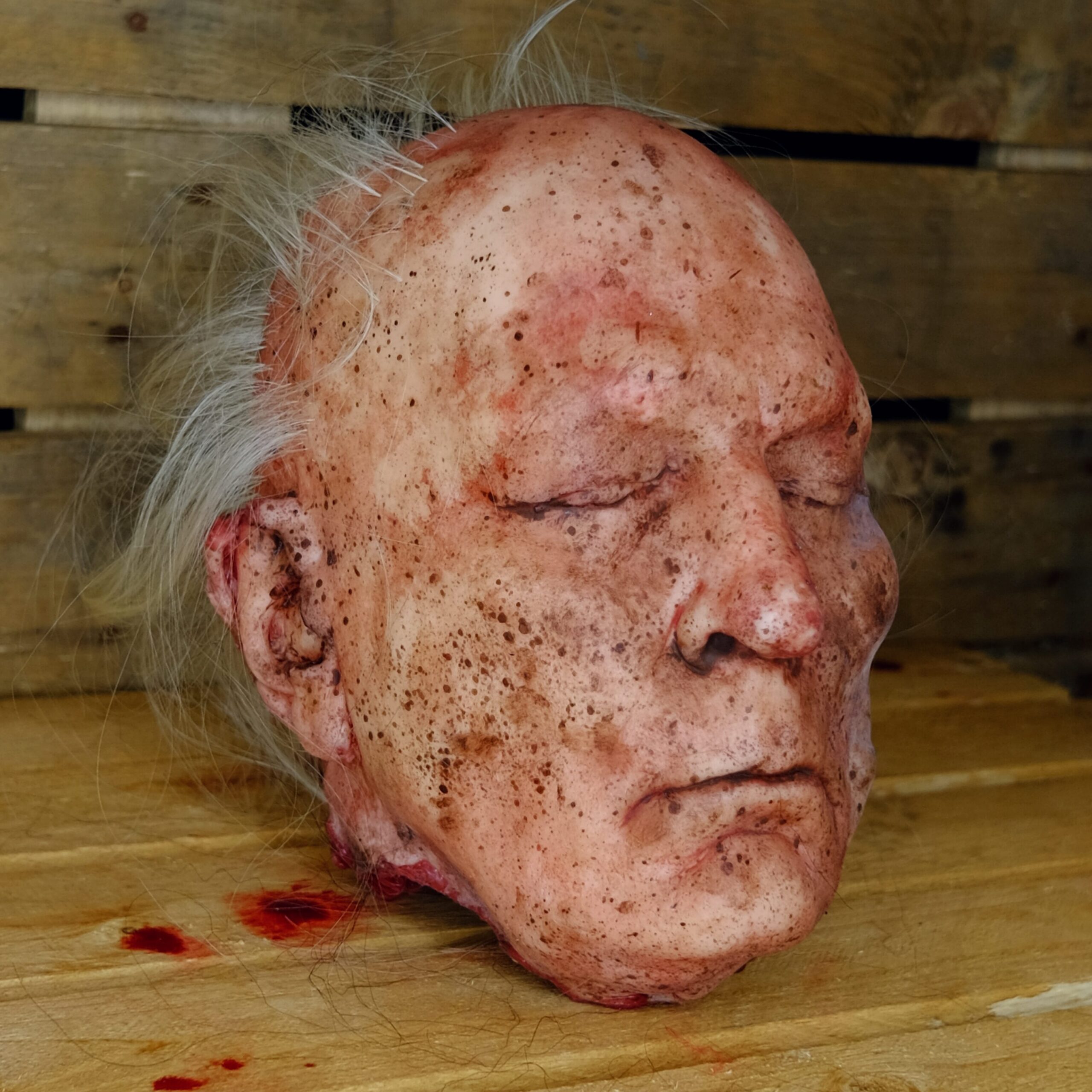 Realistic Severed Silicone Head - Roger