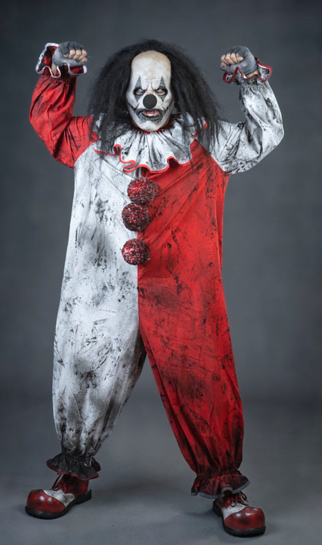 Bedlam of Buffoons Creepy Clifford Clown Suit