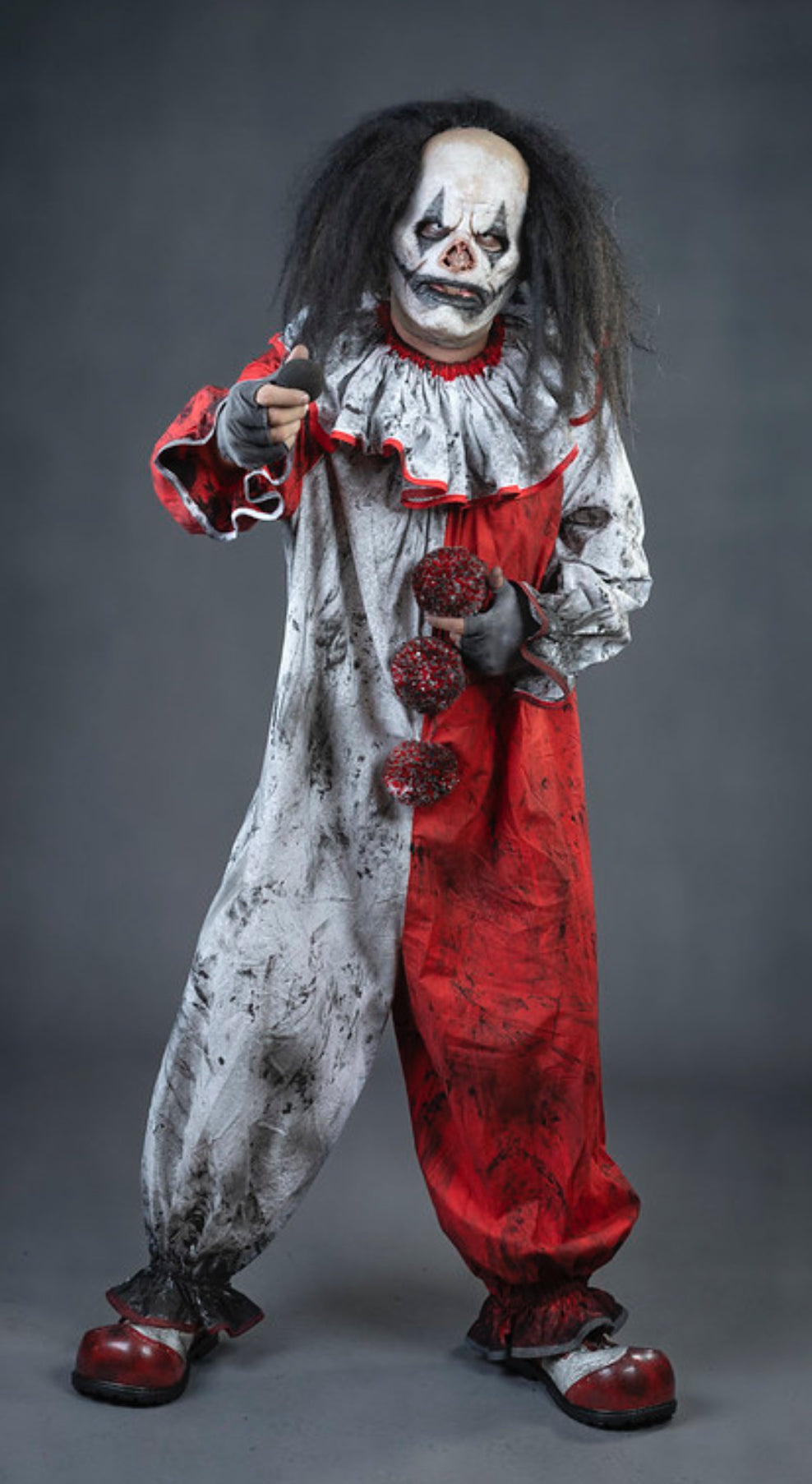 Bedlam of Buffoons Creepy Clifford Clown Suit