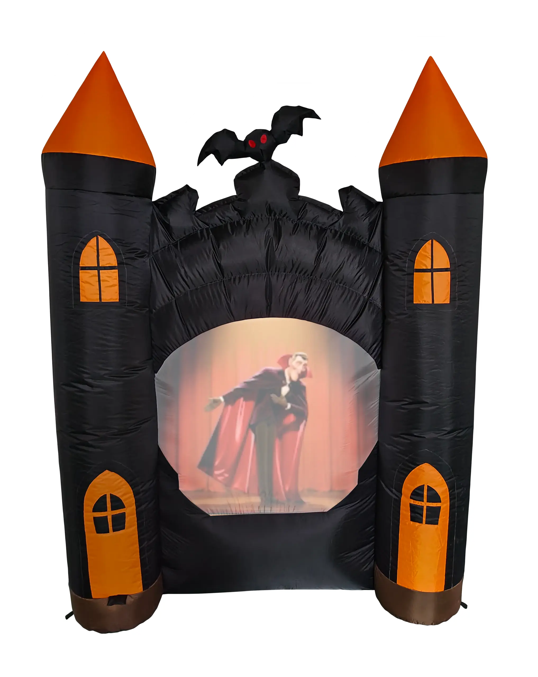 Château hanté gonflé animé de 7 pieds