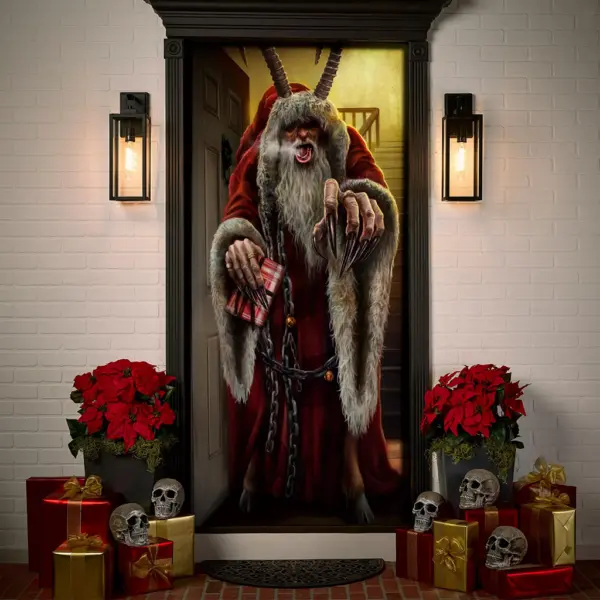 Krampus-Türbezug (Spirit Halloween)