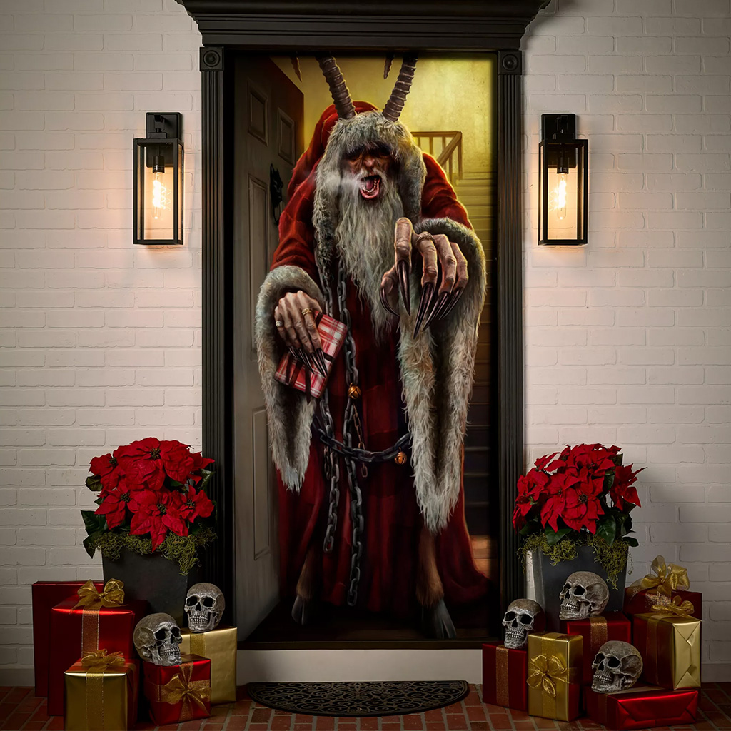 Krampus Door Cover (Spirit Halloween)