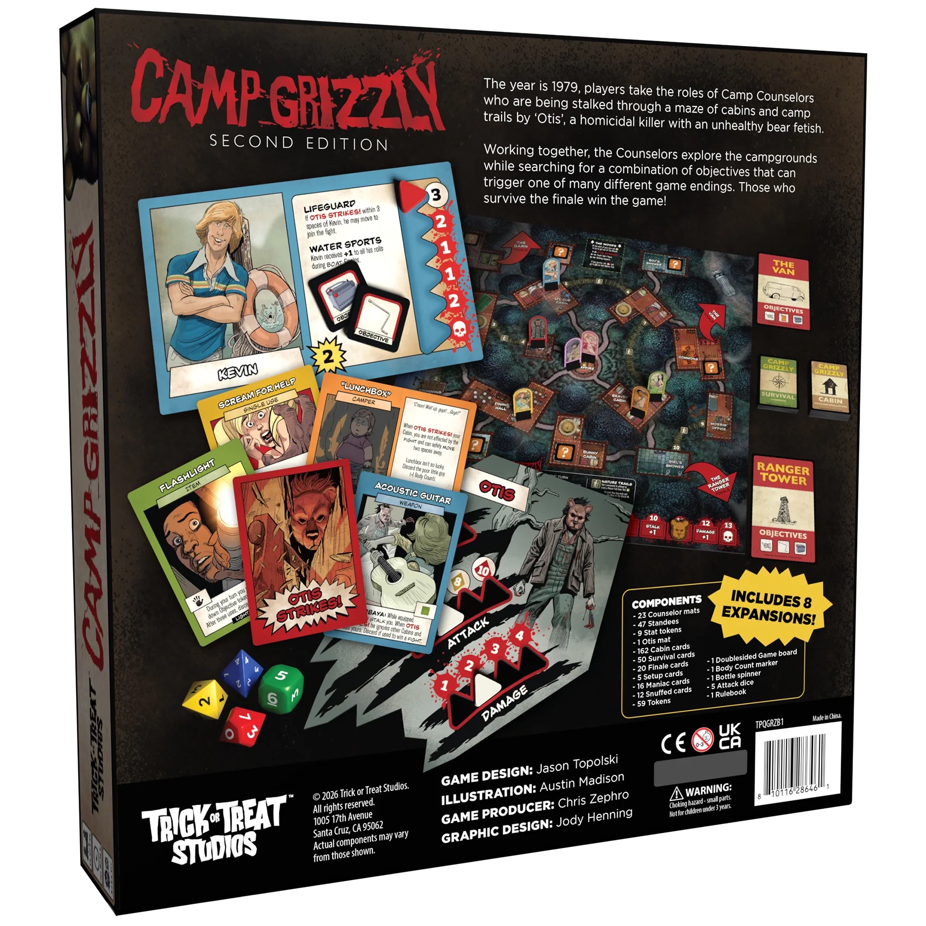 Camp Grizzly Board Game (Second Edition Reprint)