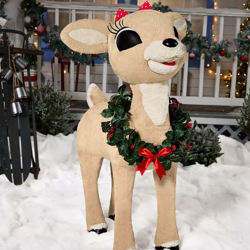 Rudolph the Red-Nosed Reindeer - 4ft Clarice Animatronic