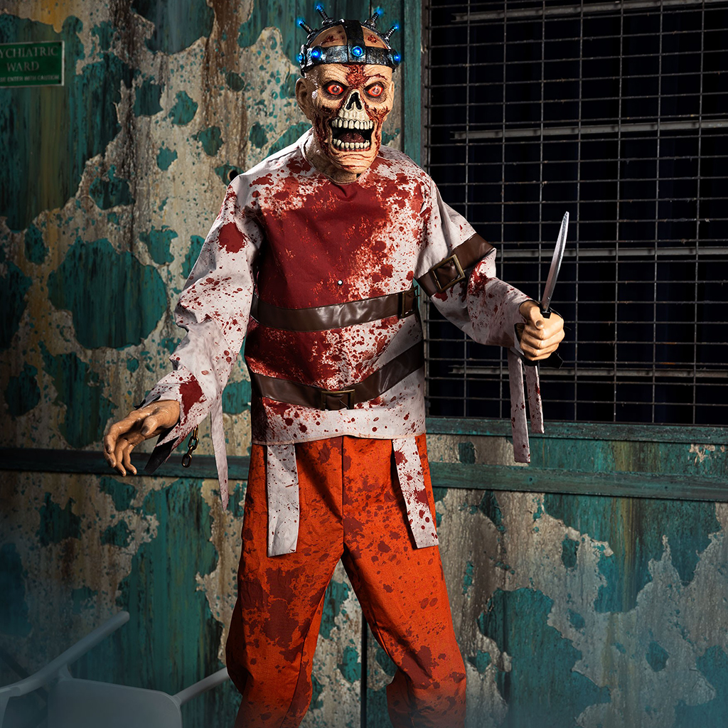 6ft Breaker Bill the Escaped Convict Halloween Animatronic