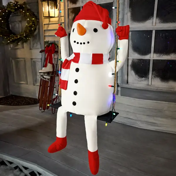 3ft Swinging Snowman Animatronic