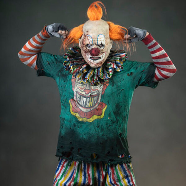 Greasepaint Sh!t for Brains Creepy Clown Costume
