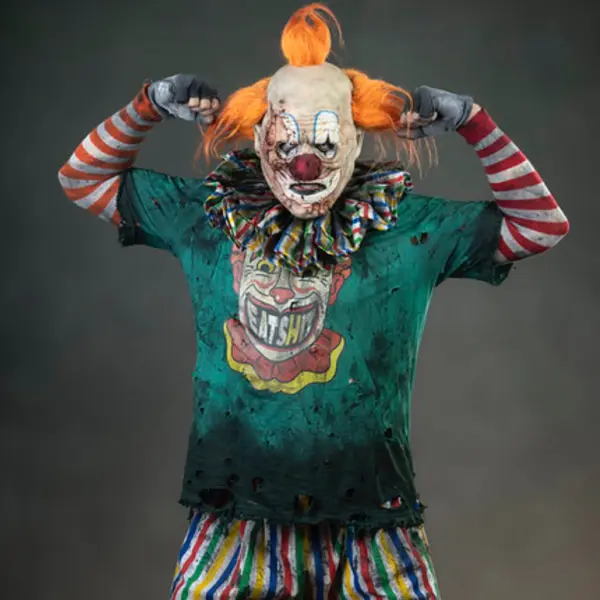 Greasepaint Sh!t for Brains Creepy Clown Costume