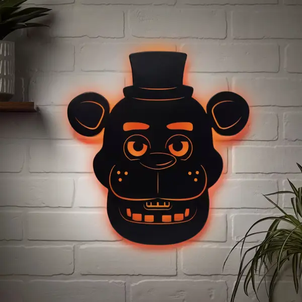 Five Nights at Freddy's LED-Leuchtschild