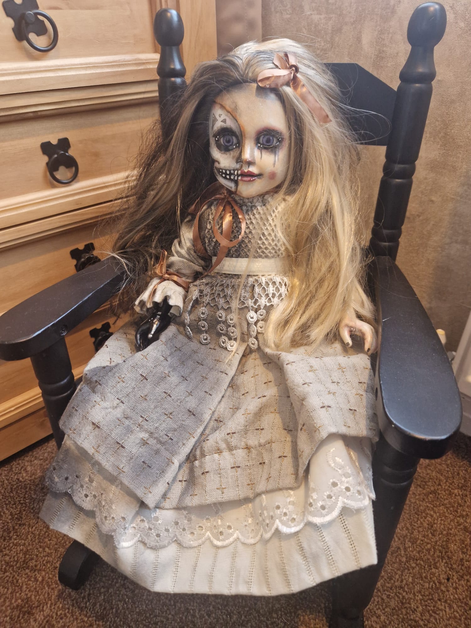 OOAK Scary Horror Doll - Weeping Willow