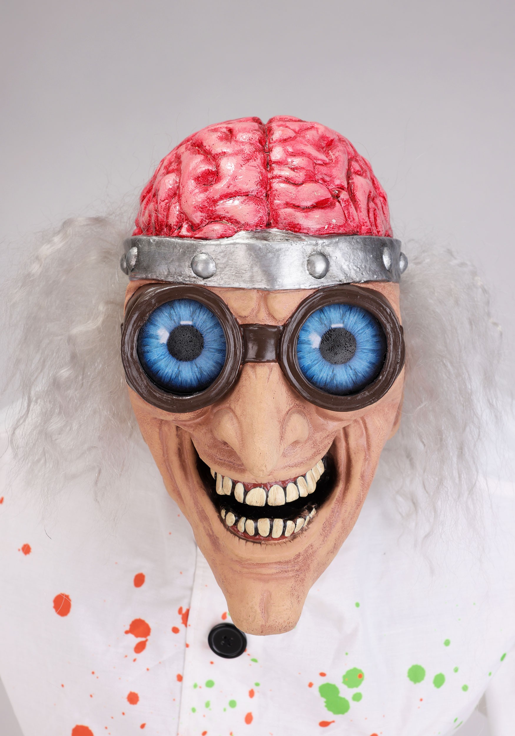 6ft Dr. Archibald Tinkerdoom the Mad Scientist Halloween Animatronic