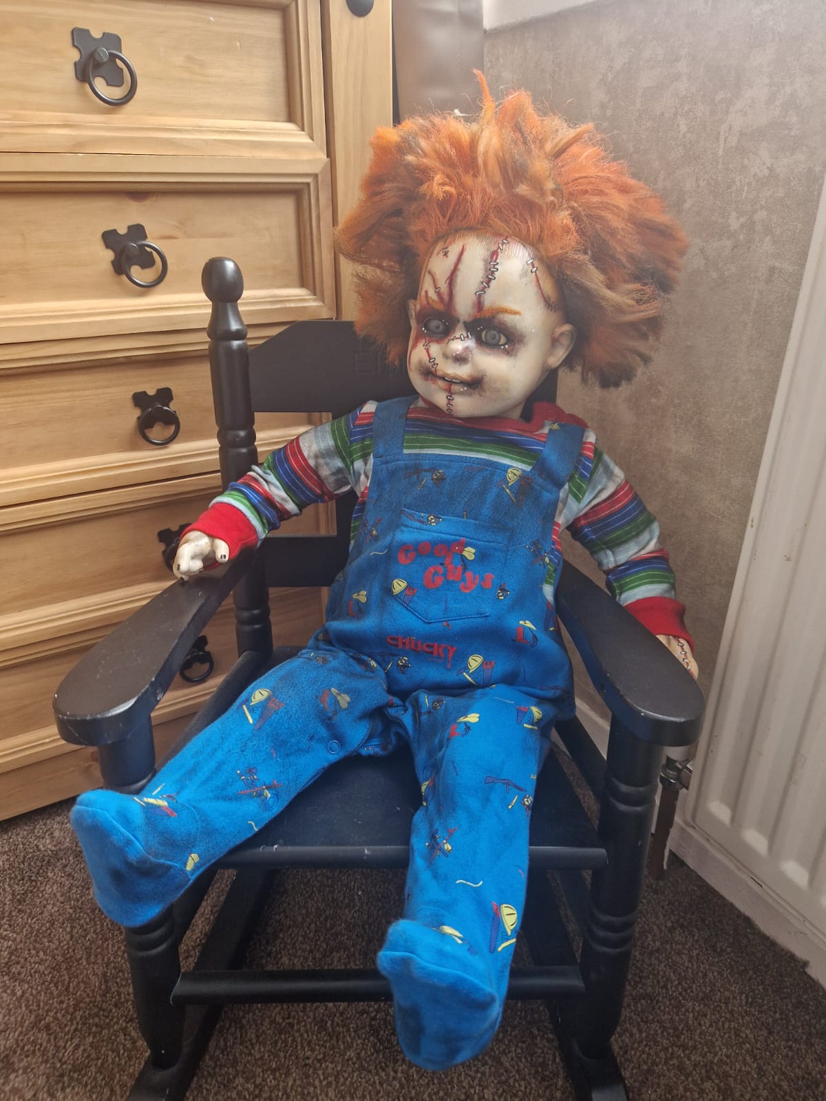 OOAK Scary Horror Doll - Scarred Buddy