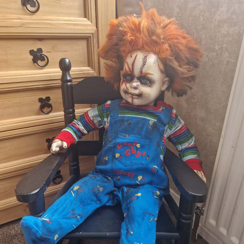 OOAK Scary Horror Doll - Scarred Buddy