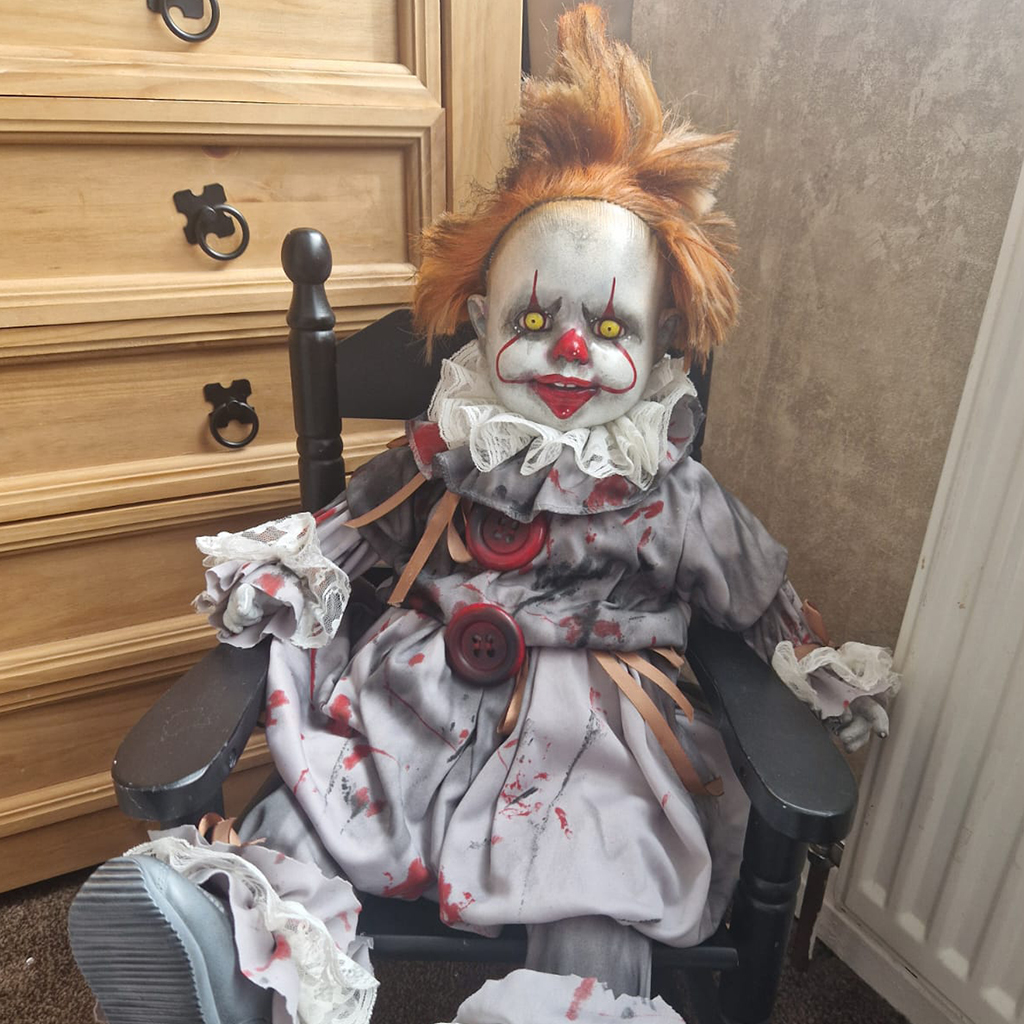 OOAK Scary Horror Doll - Dancing Clown