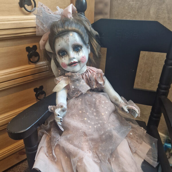 OOAK Scary Horror Doll - Weeping Rose